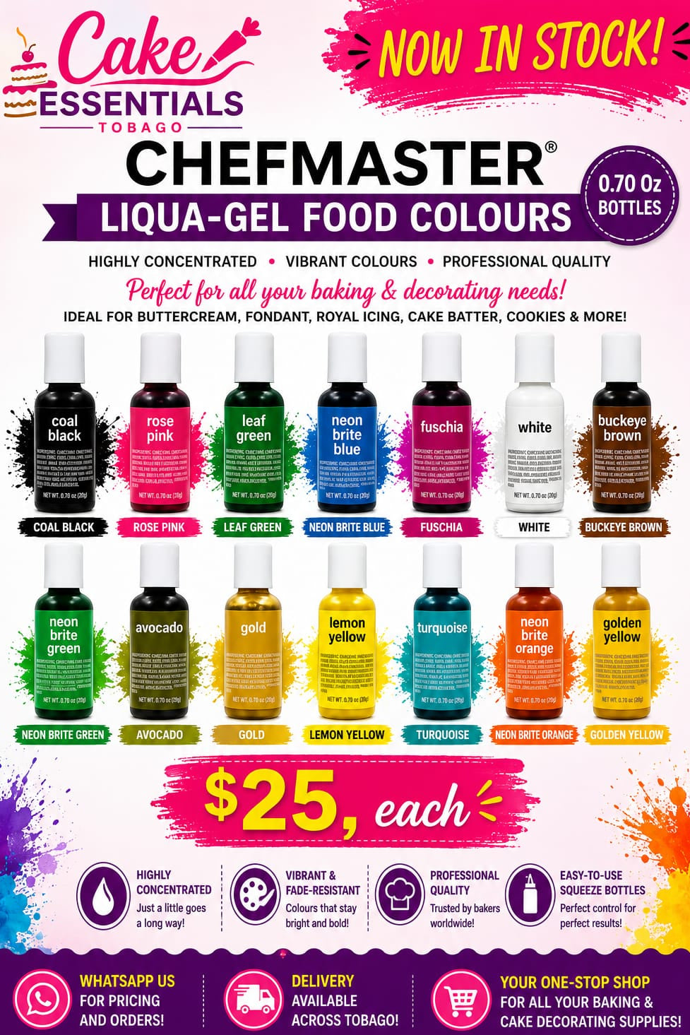 Chefmaster Liqua - Gel Colour