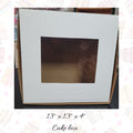 CAKE BOX - 13" X 4" HIGH