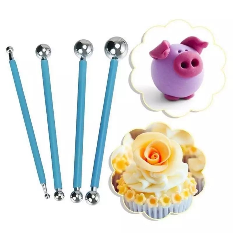 Fondant ball tool set