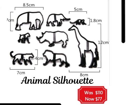 Animal Silhouette cutters