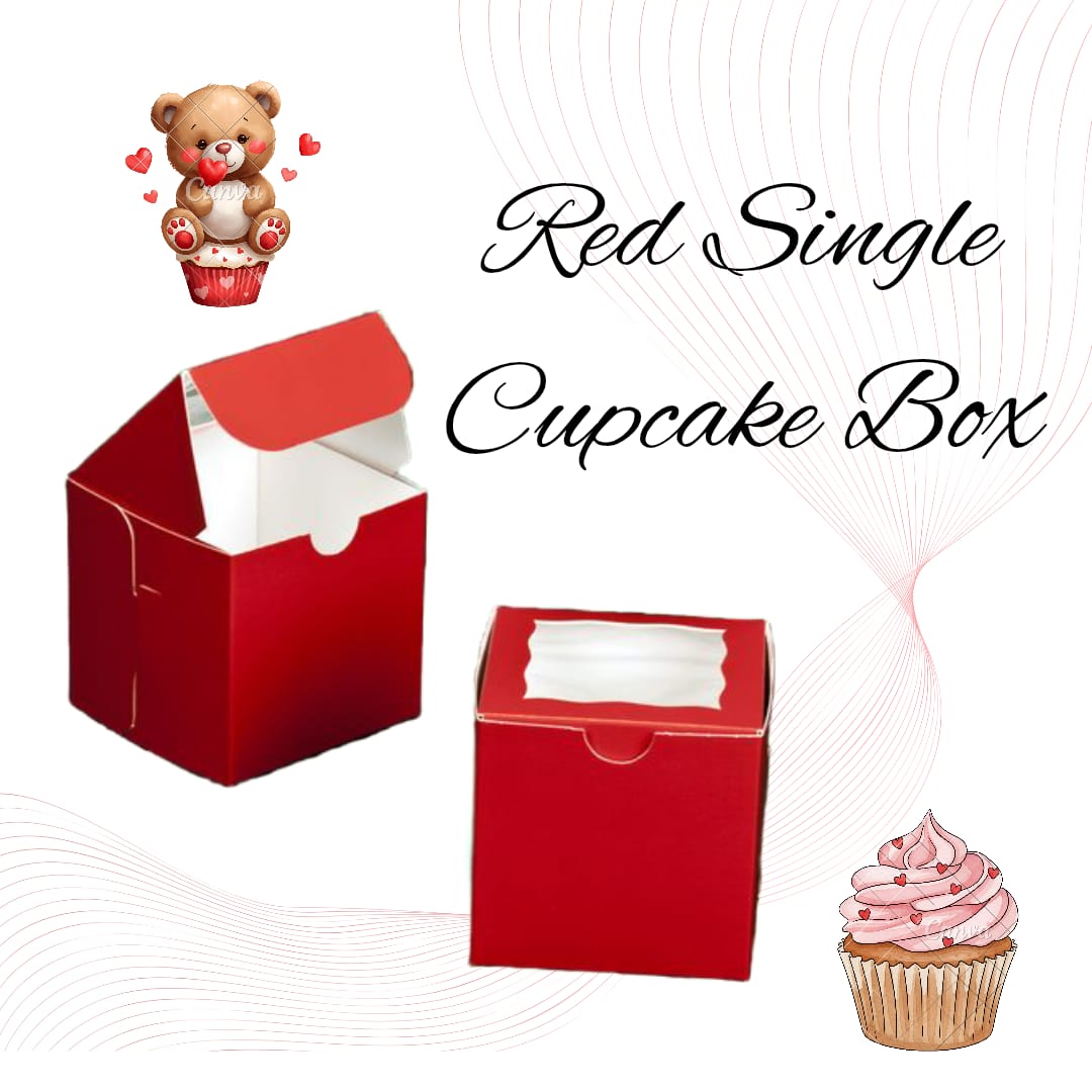 Single cupcake box