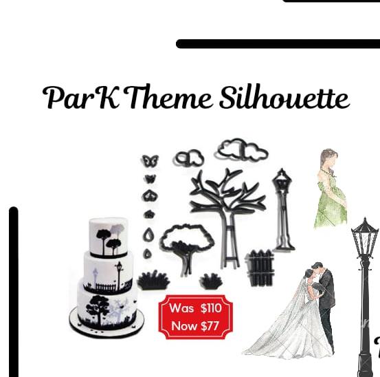 Park theme silhouette